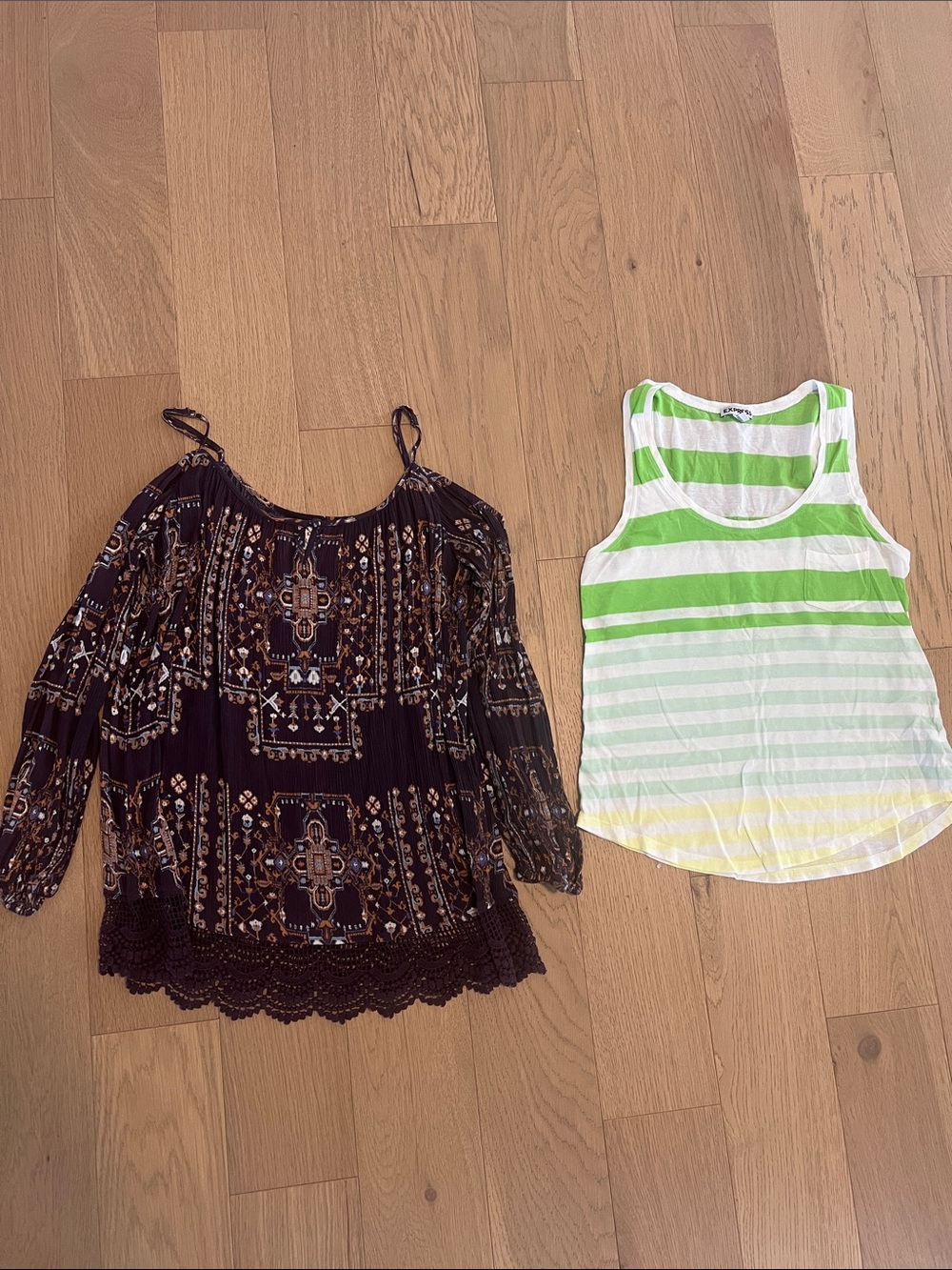 XS women’s shirt set